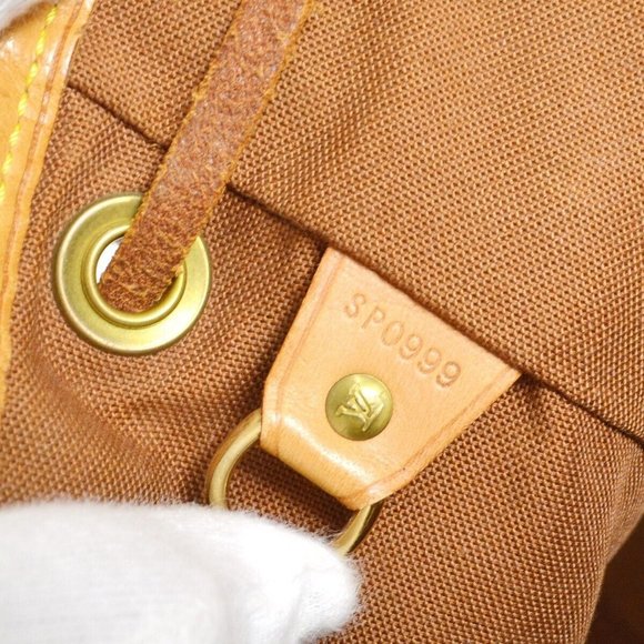 LV Louis Vuitton Backpack Bag Montsouris MM Brown Monogram - Picture 7 of 10